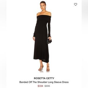 Rosetta Getty off the shoulder midi dress